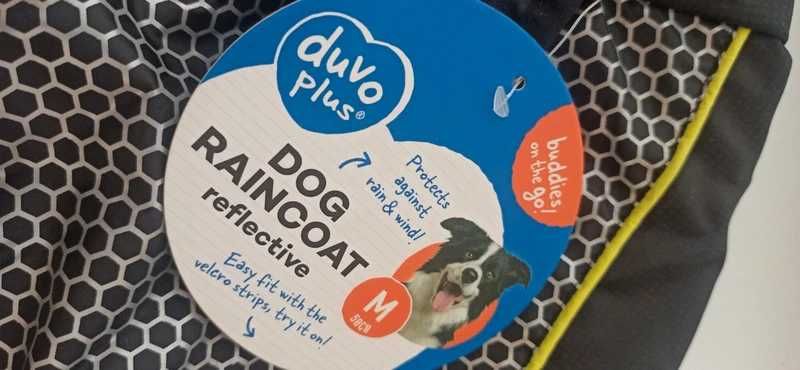 Capa de chuva Duvo+ para cão - M