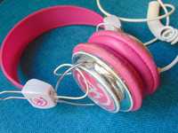 Headphones em cor Rosa