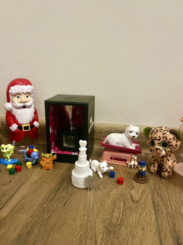 Zestaw zabawek figurki spongebob psi patrol maskotka Ty super zings