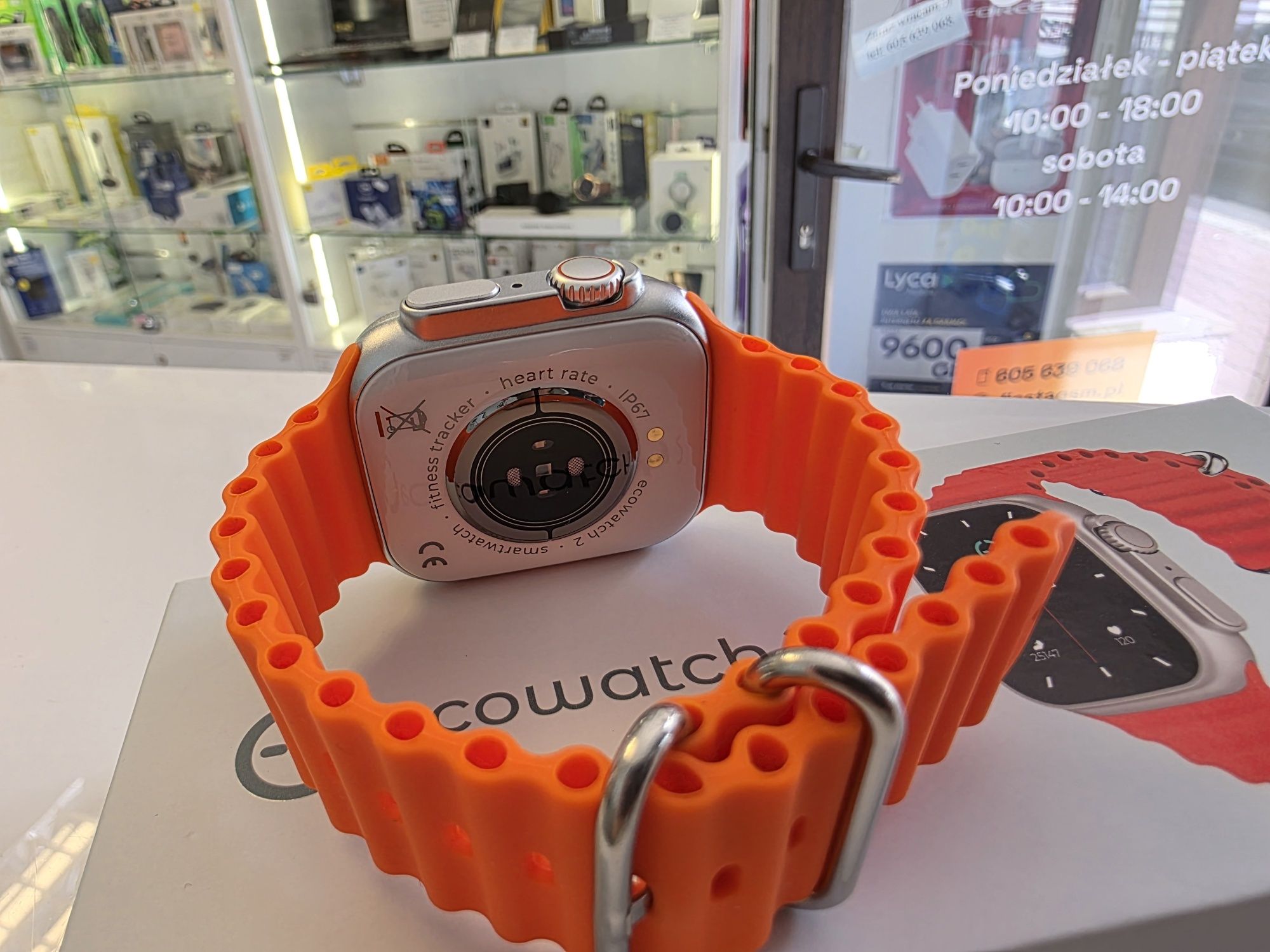 Smartwatch Maxcom Ecowatch 2, a'la Watch Ultra, IP67, gwarancja 23m.