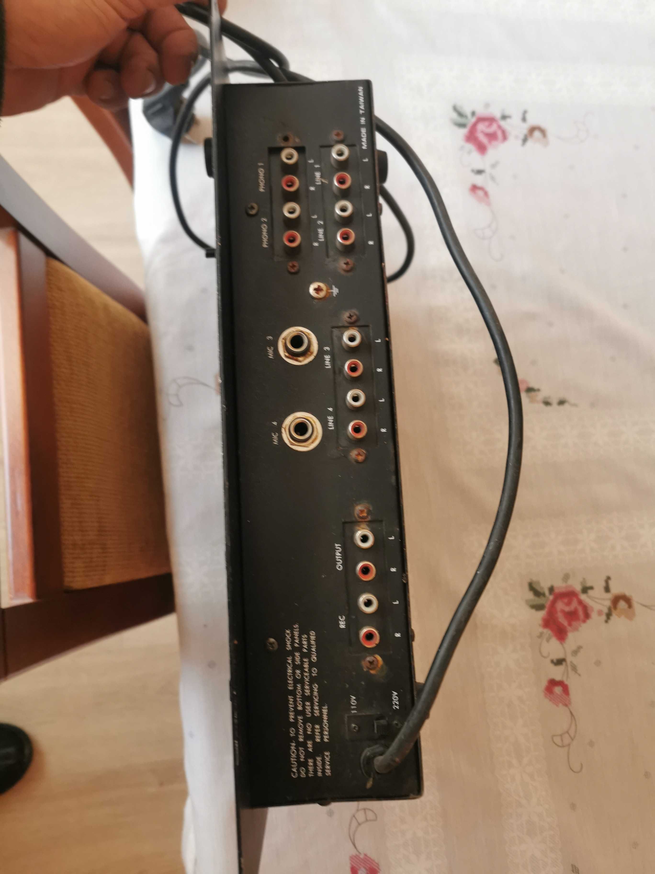 MIXER pop stereo sound mixer with equalizer mx-7700