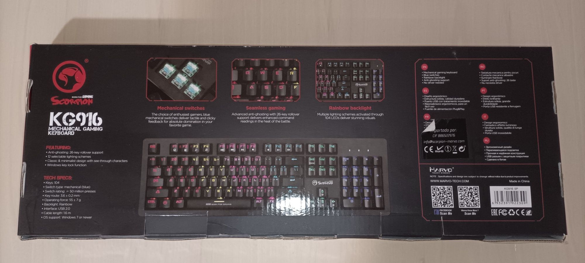 Teclado Gaming Mecânico