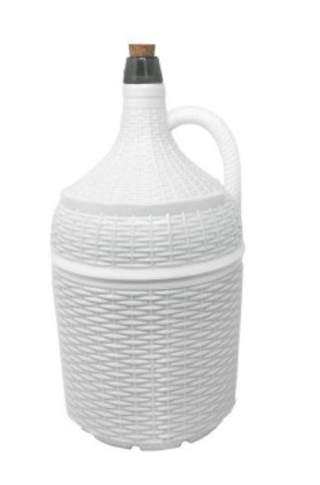 Garrafões de vidro revestido de 5L negociável para engarrafar