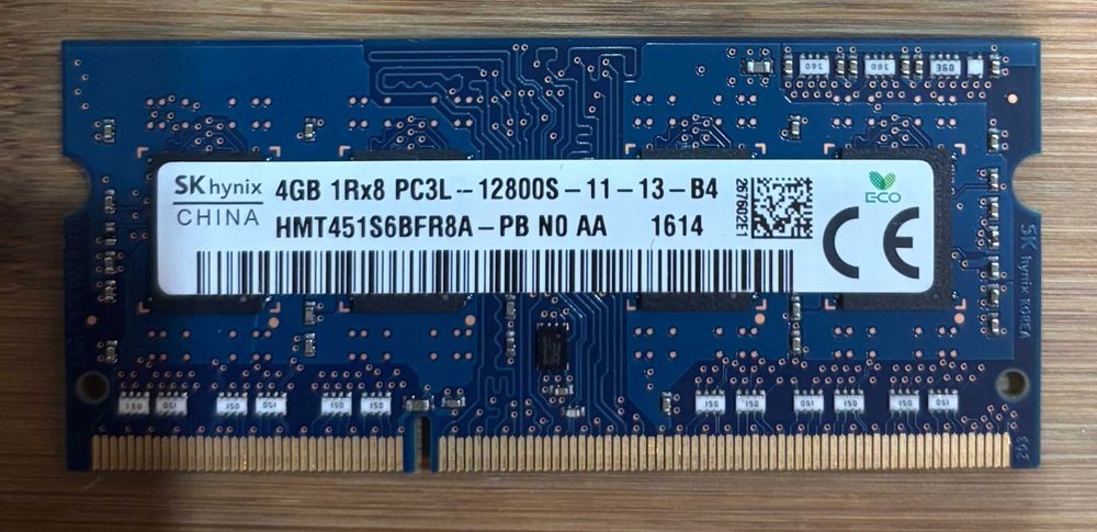Pamięć RAM SKhynix 4GB DDR3 HMT451S6BFR8A-PB 12800S