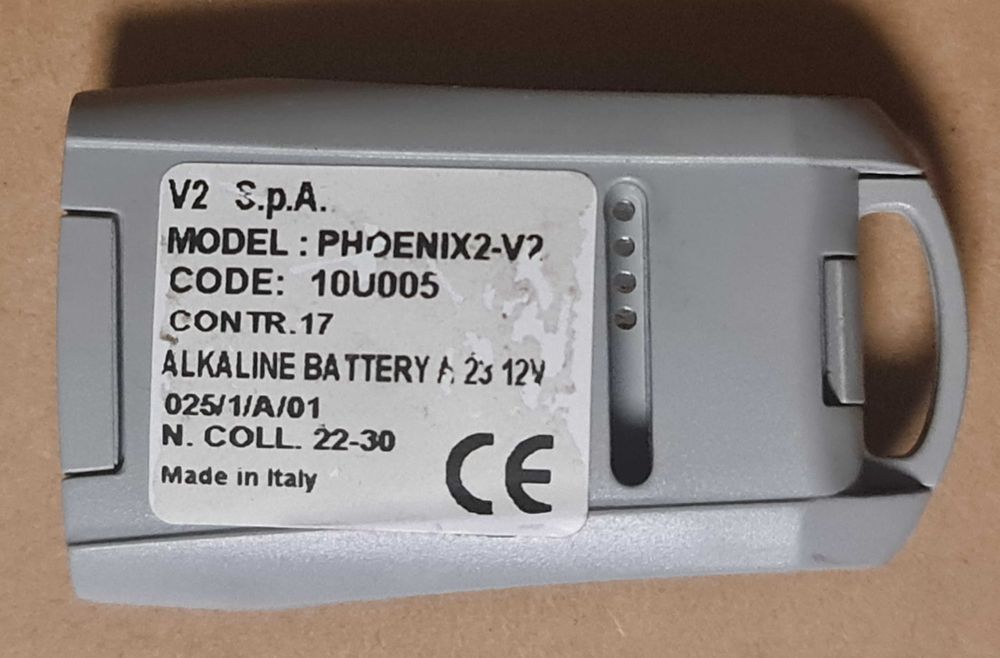 Comando garagem PHOENIX2-V2 433Mhz
