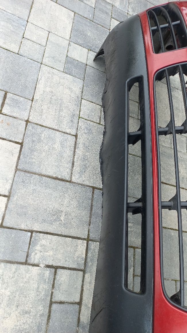 Vw bora zderzak przód przedni bordowy lc3k