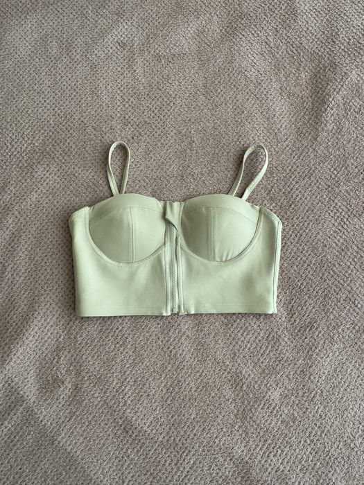 Топ бежевий з пушапами 34