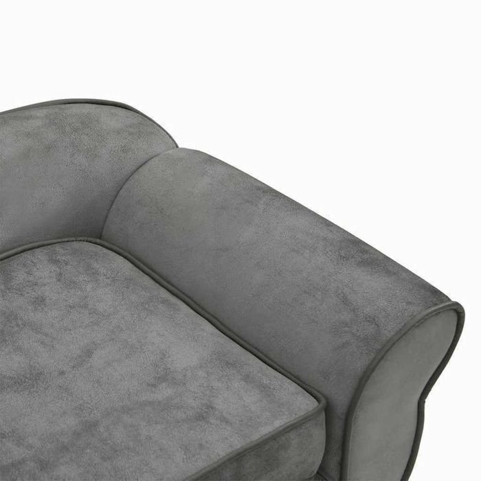 Vidaxl Sofa Dla Psa, Ciemnoszara, 72X45X30 Cm, Pluszowa