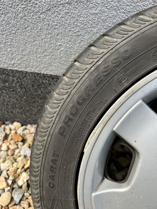 Komplet kół R14 dla VW Polo z oponami całorocznymi Fulda
