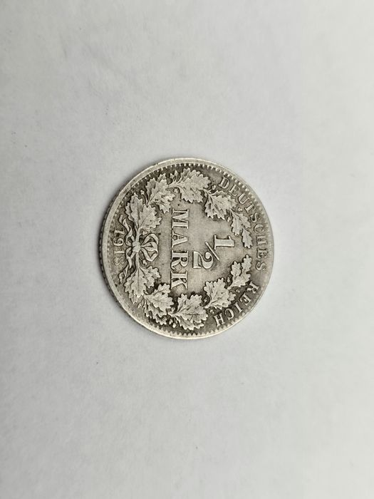 Moneta 1/2 marki 1918