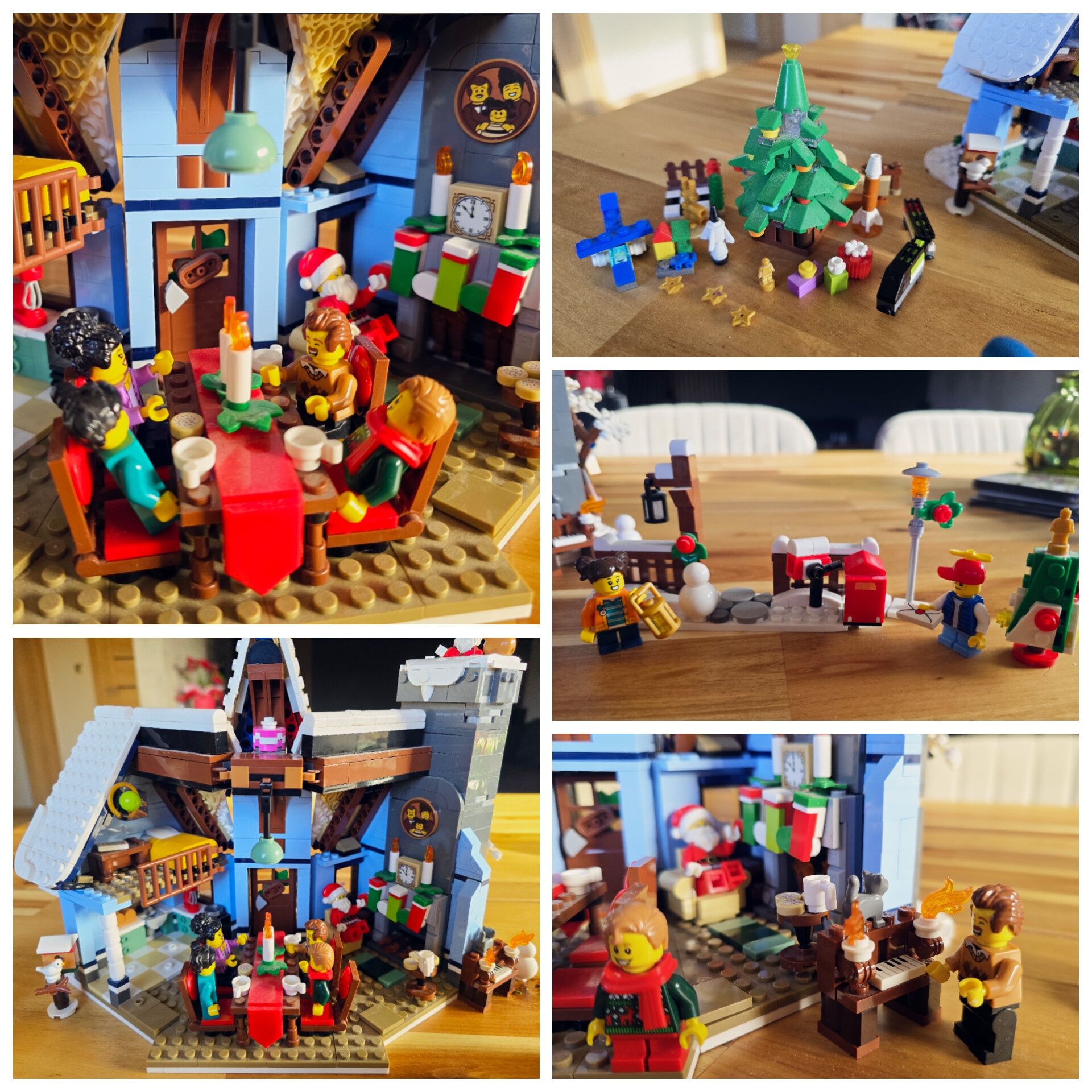 Lego Wizyta Świętego Mikołaja 10293 Creator Expert +świąteczne dodatki