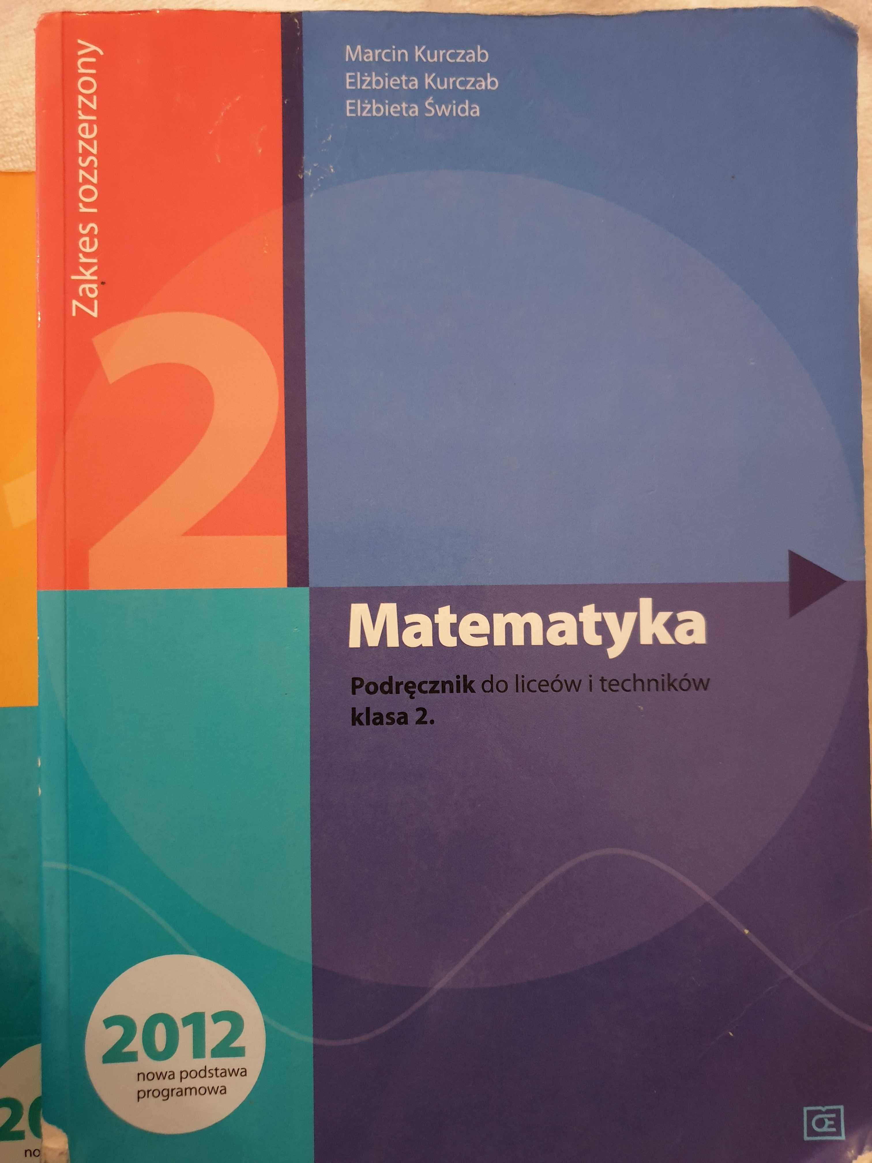 Matematyka podręcznik do liceów i techników klasa 2