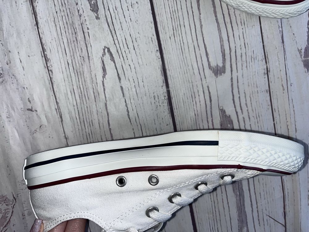 Niskie converse conversy r.36,5 wkł.23,5cm białe