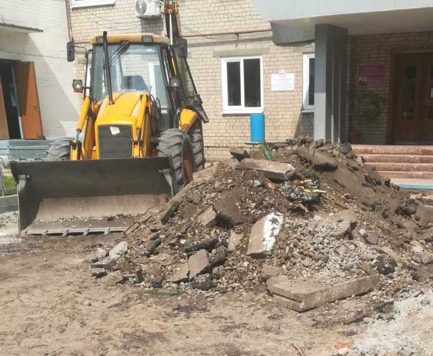 Услуги Экскаватор +Камаз Демонтаж Фундамент планировка Вывоз мусора