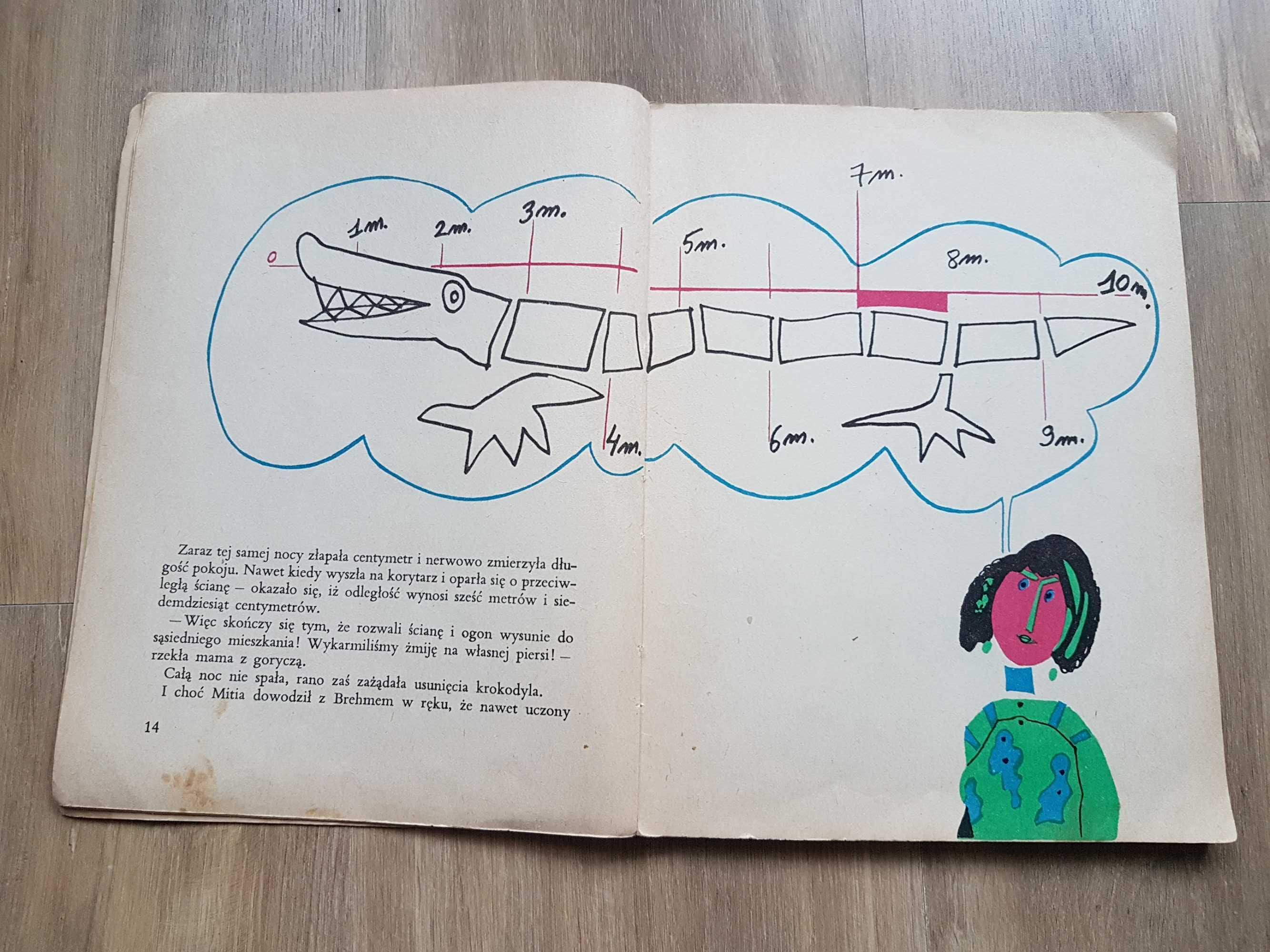 Bajki PRL 1970r Kasia i Krokodyl N. Gernet i G. Jagdfeld
