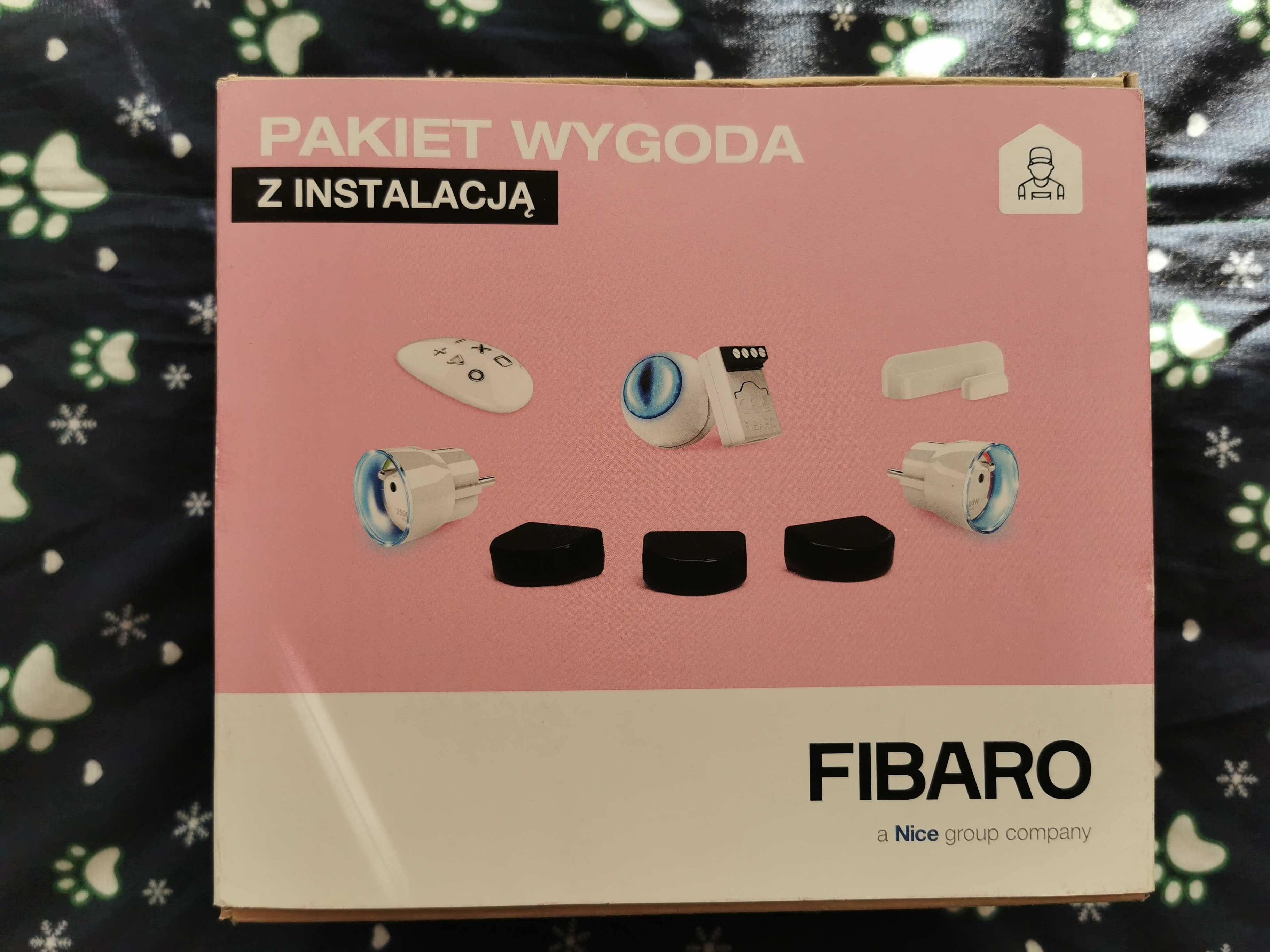 Fibaro zestaw instalacyjny Pakiet Wygoda z instlacją