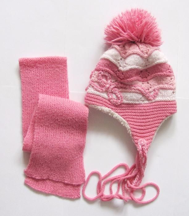 Шапка зимняя + шарф