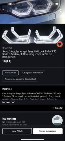 Vendo angel eyes bmw F30/ F31/E90/E91/E91