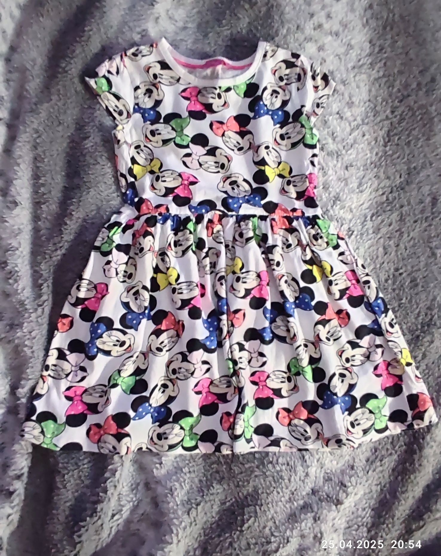 Dwie sukienki letnie z Myszką Minnie Disney