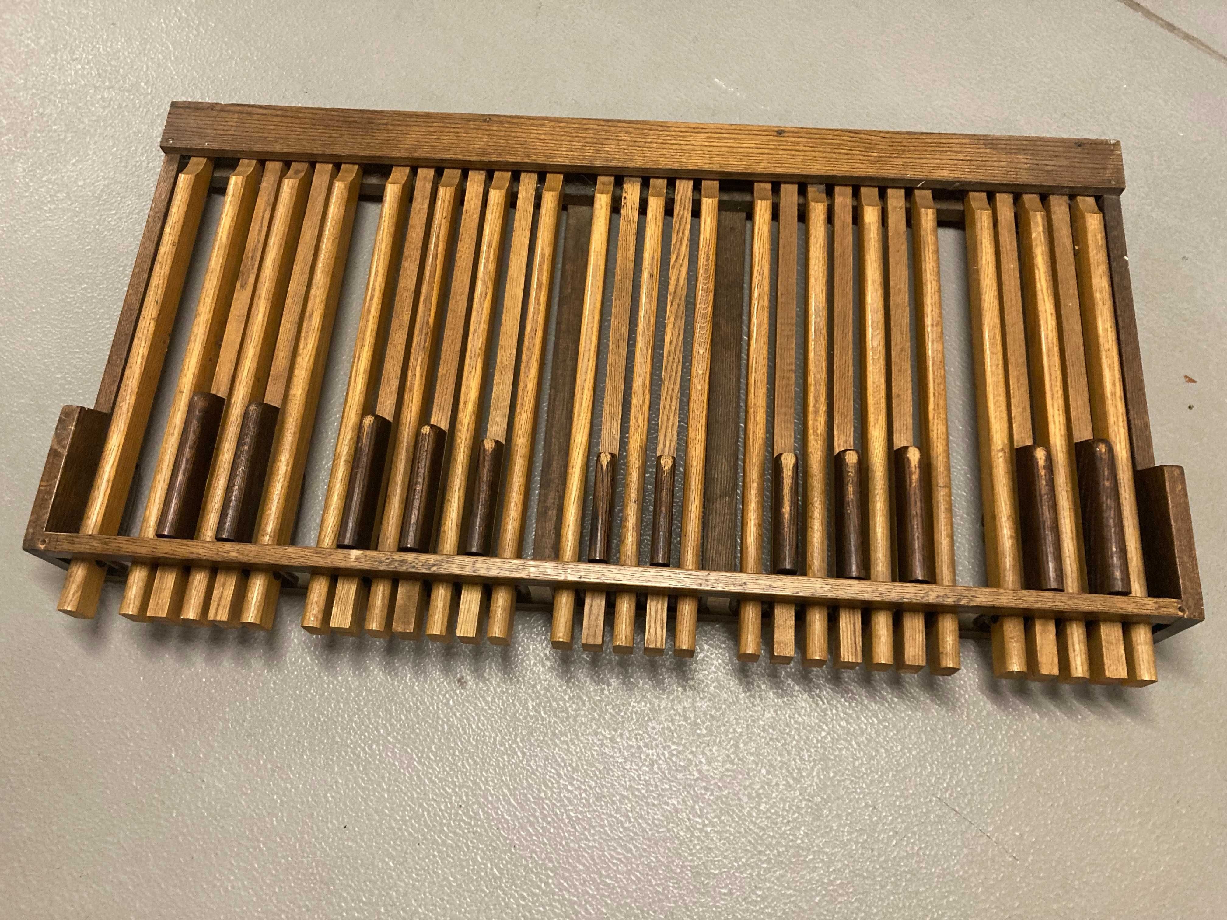 pedały organowe stare drewniane