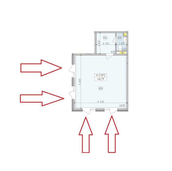 Кутовий Cупер-фасад на площу, 50 кв.м, ЖК Нова Англія, Максимовича