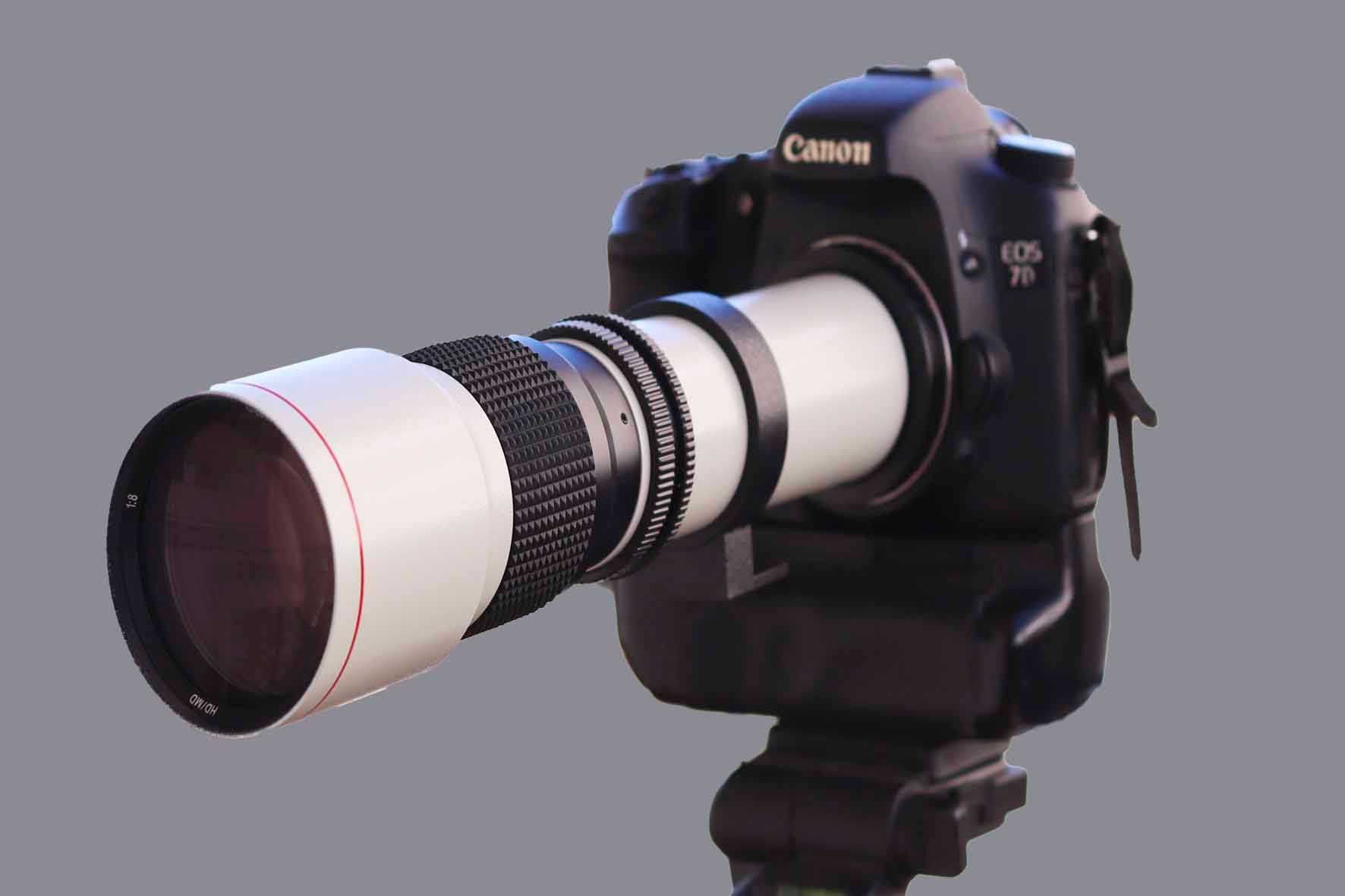 Objetiva 500mm para Canon nova