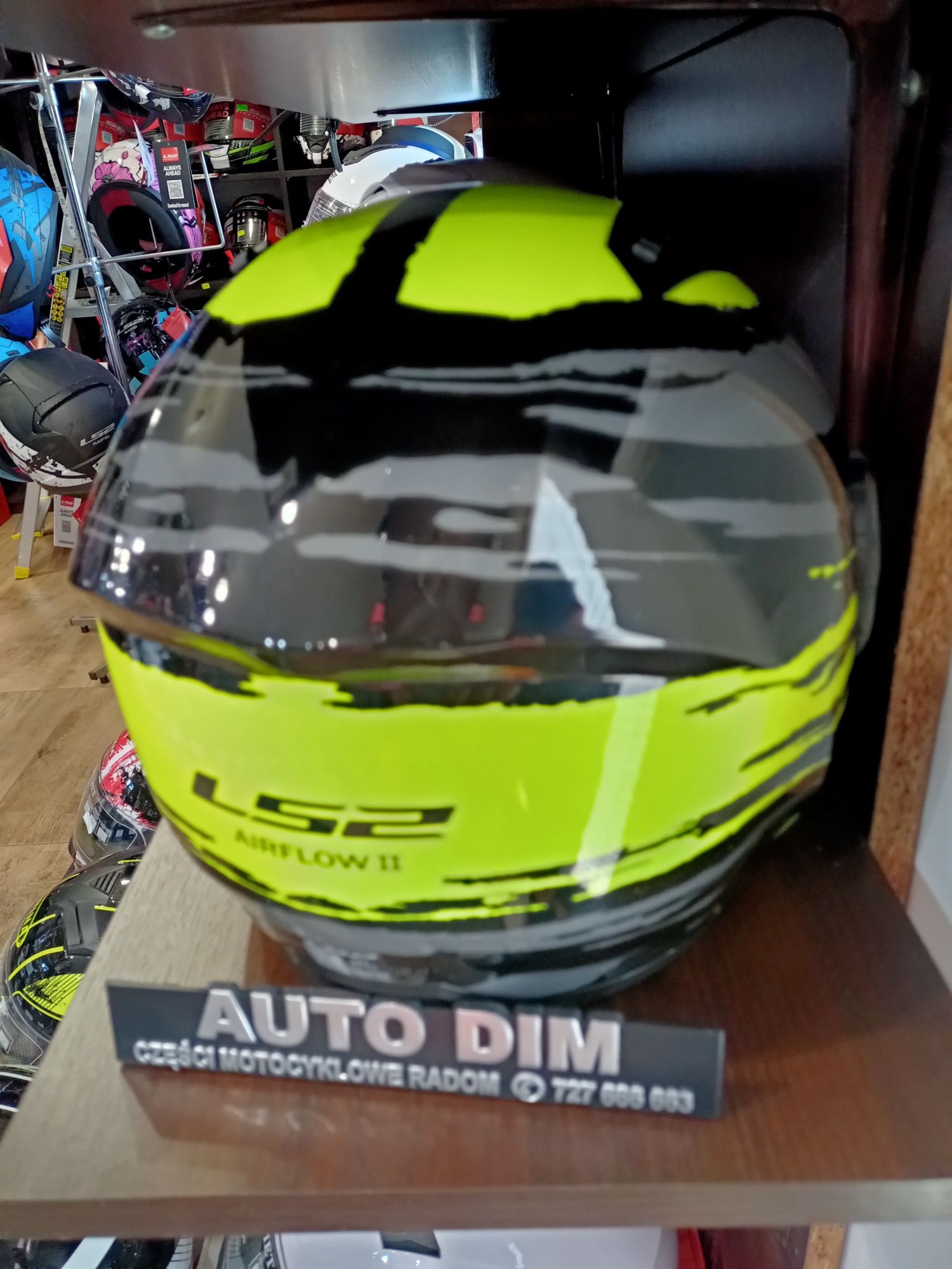 kask motocyklowy LS2 OF616 AIRFLOW II BRUSH BL. H-V Y.-06 XL