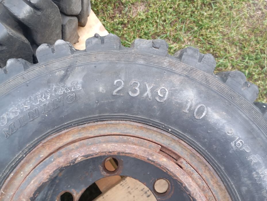 Koła pełne lane pompowane wózek widłowy przyczepka wozidło ładowarka