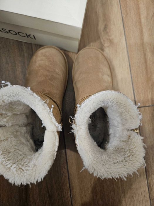 Sniegowce emu ugg lasocki kozaczki 36 skora