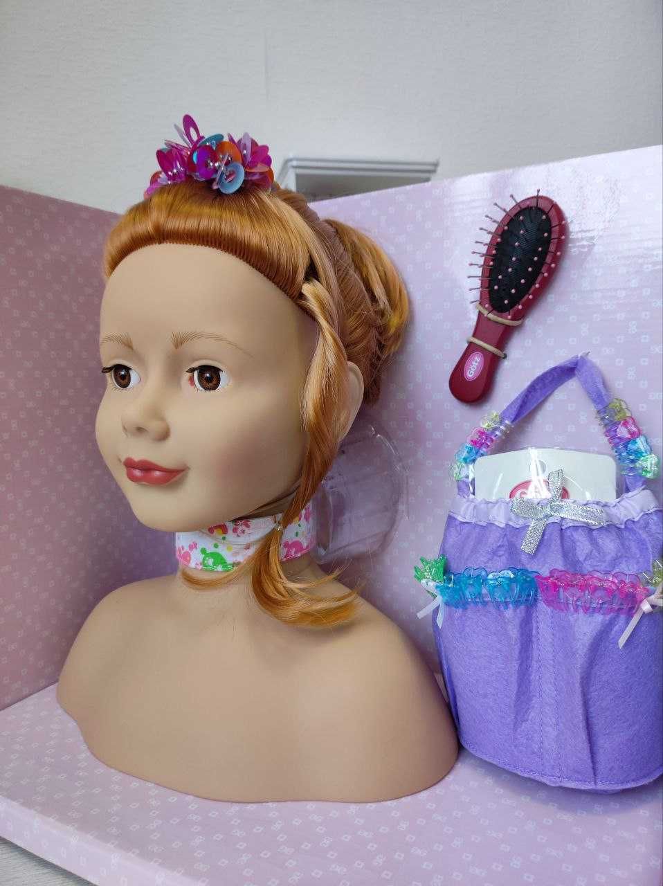 Кукла Манекен голова для зачісок Gotz Готц руде волосся