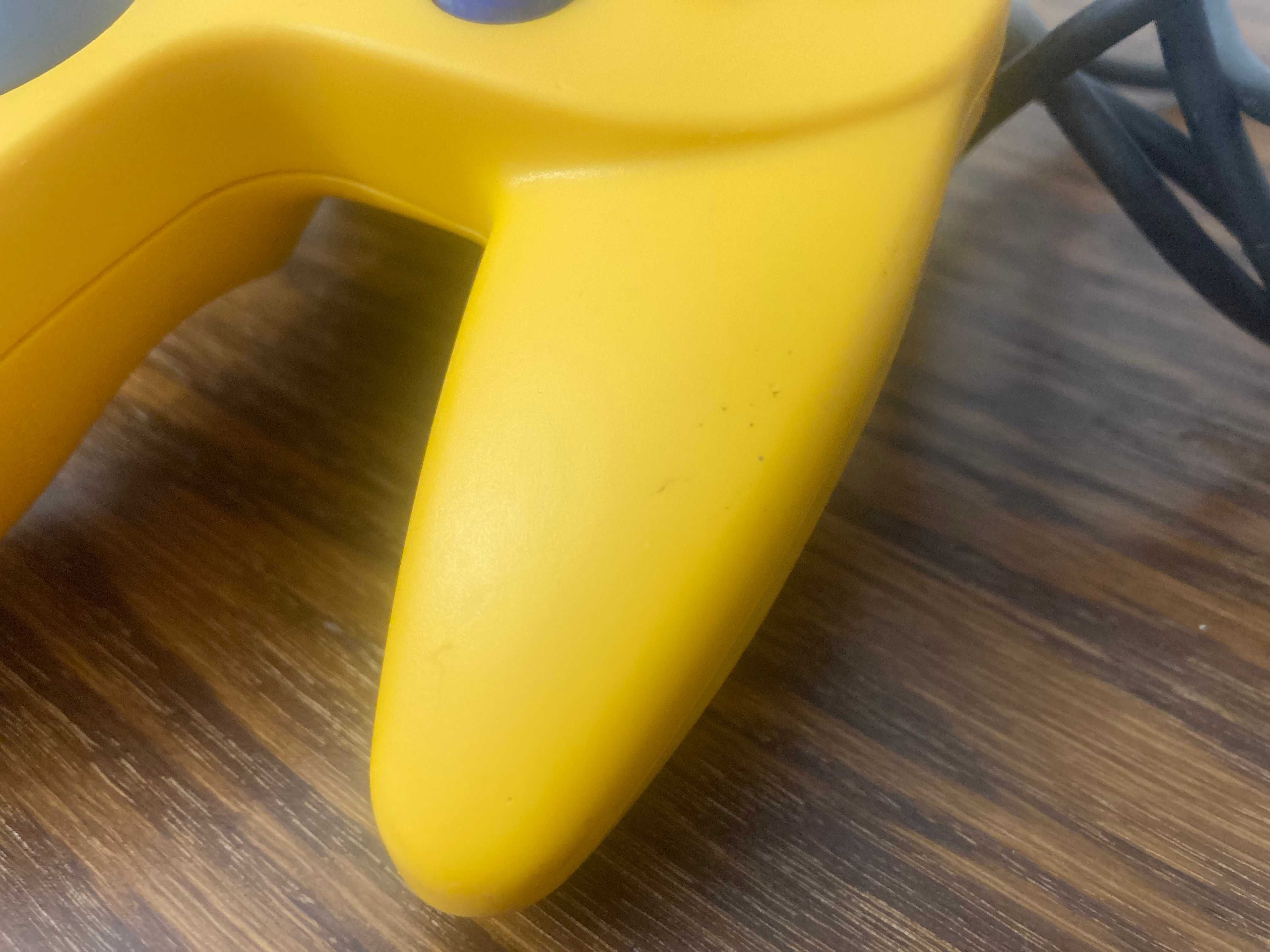Nintendo N64 kontroler pad joystick N64 pad żółty zregenerowany