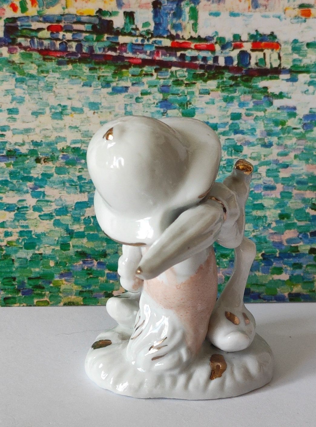 Piękna stara porcelana figurki 2 sztuki komplet