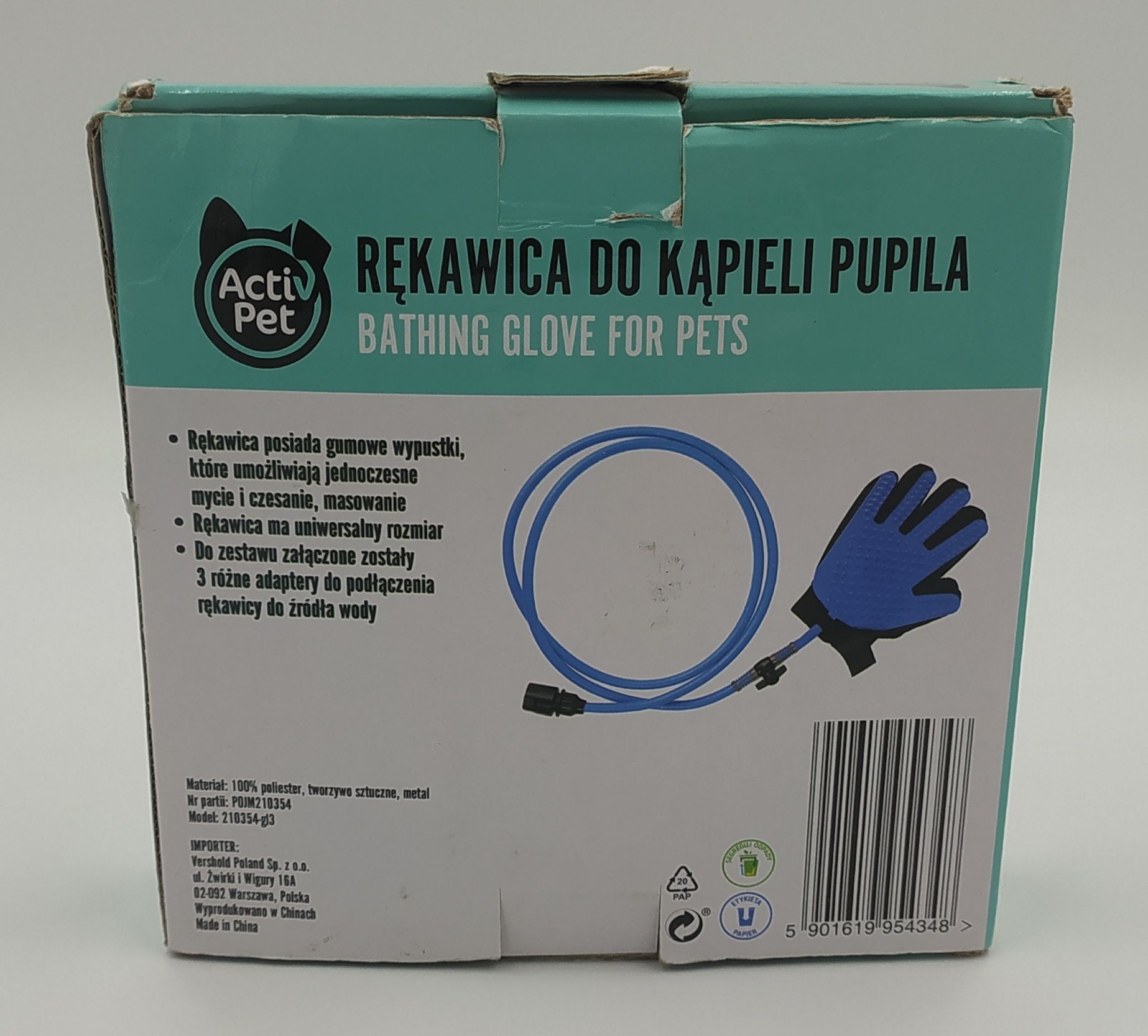 Rękawica do kąpieli dla psa Activ Pet