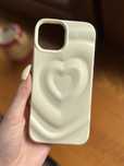Etui na Iphone 15 kremowy