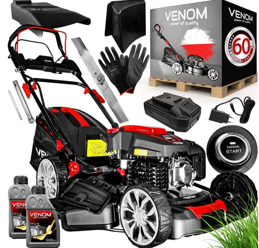 Бензинова газонокосарка VENOM (53 см, 200 см³ 3,8 кВт) косилка