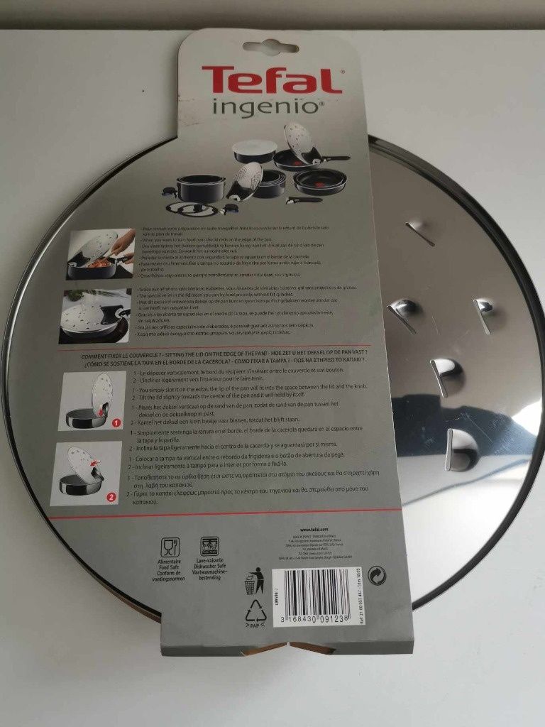 Pokrywka do smażenia TEFAL Ingenio L98298.53 20-28 cm