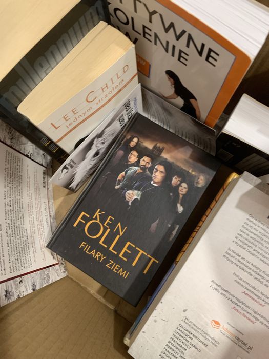 Karton Pudło książek 17 sztuk