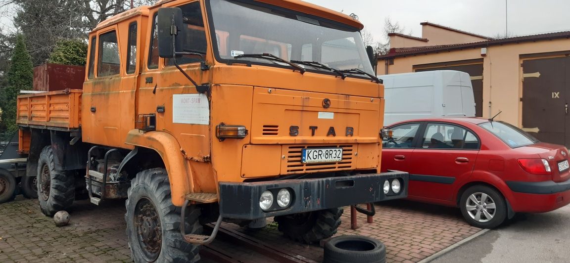 Star 744 Turbo 4x4 Odpala!