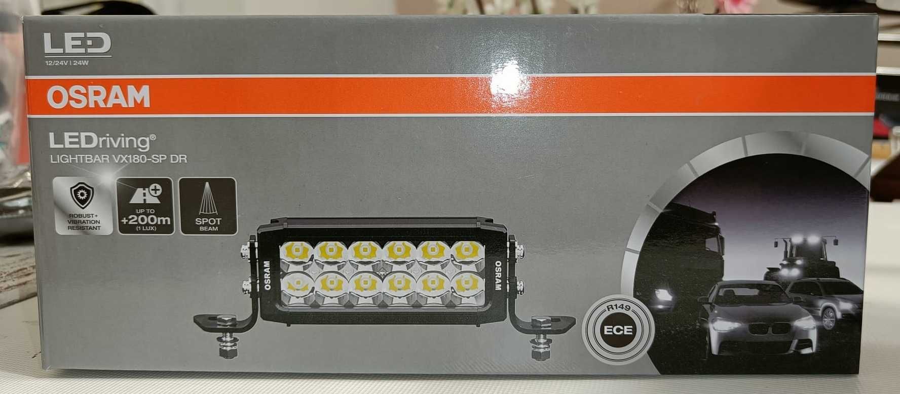 Lampa robocza LED 12/24V Osram LEDriving LIGHTBAR Lampa VX180-SP DR