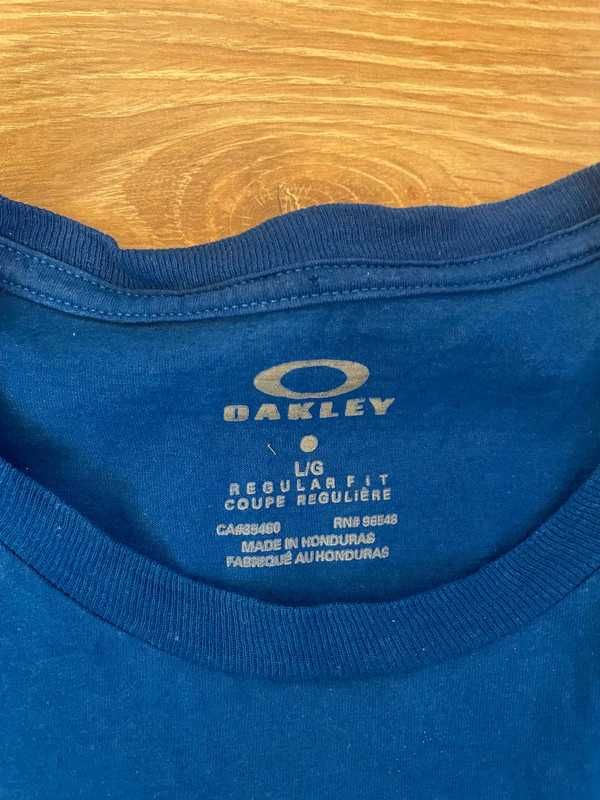 Vintage 90s koszulka swag tee Oakley Software center logo skate y2k