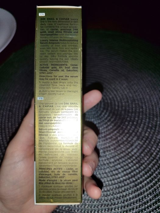 Serum-ampułka snail & caviar K2 Evelina