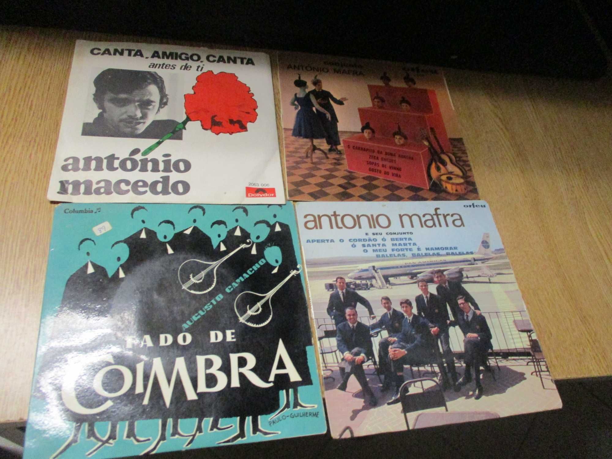 Discos Vários de vinil Fado Coimbra António Mafra António Macedo