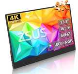 Портативний монітор ZSUS 13AK (13", 4k, 60 Гц, Mini-HDMI & Type-C)