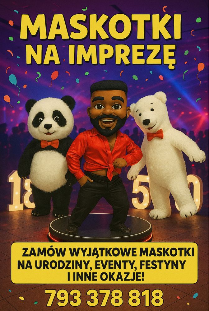 Żywa maskotka, pedro, MIŚ, Maskotka na impreze