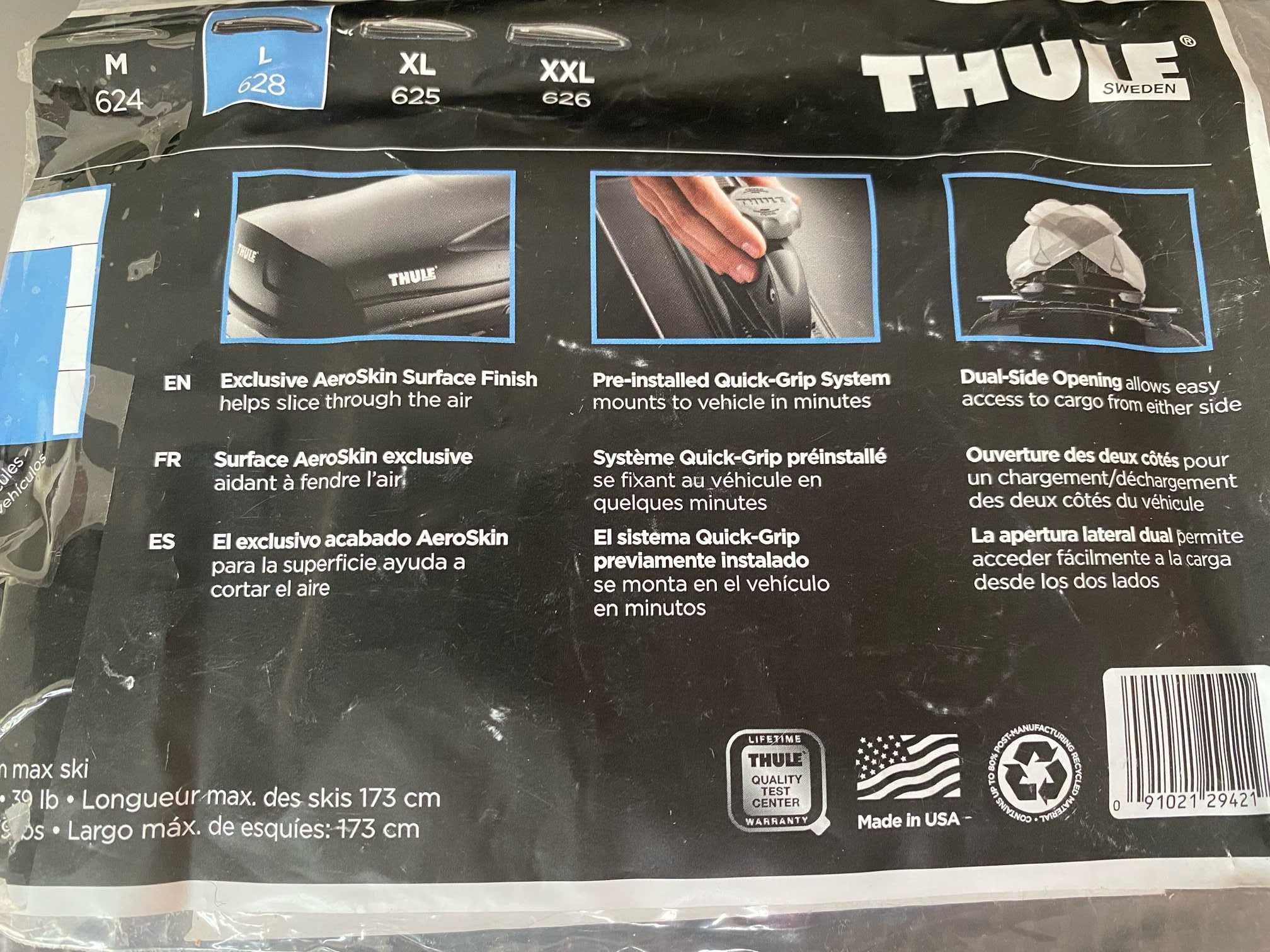 Baule de tejadilho Thule L 628  / Thule Roof Box L 628
