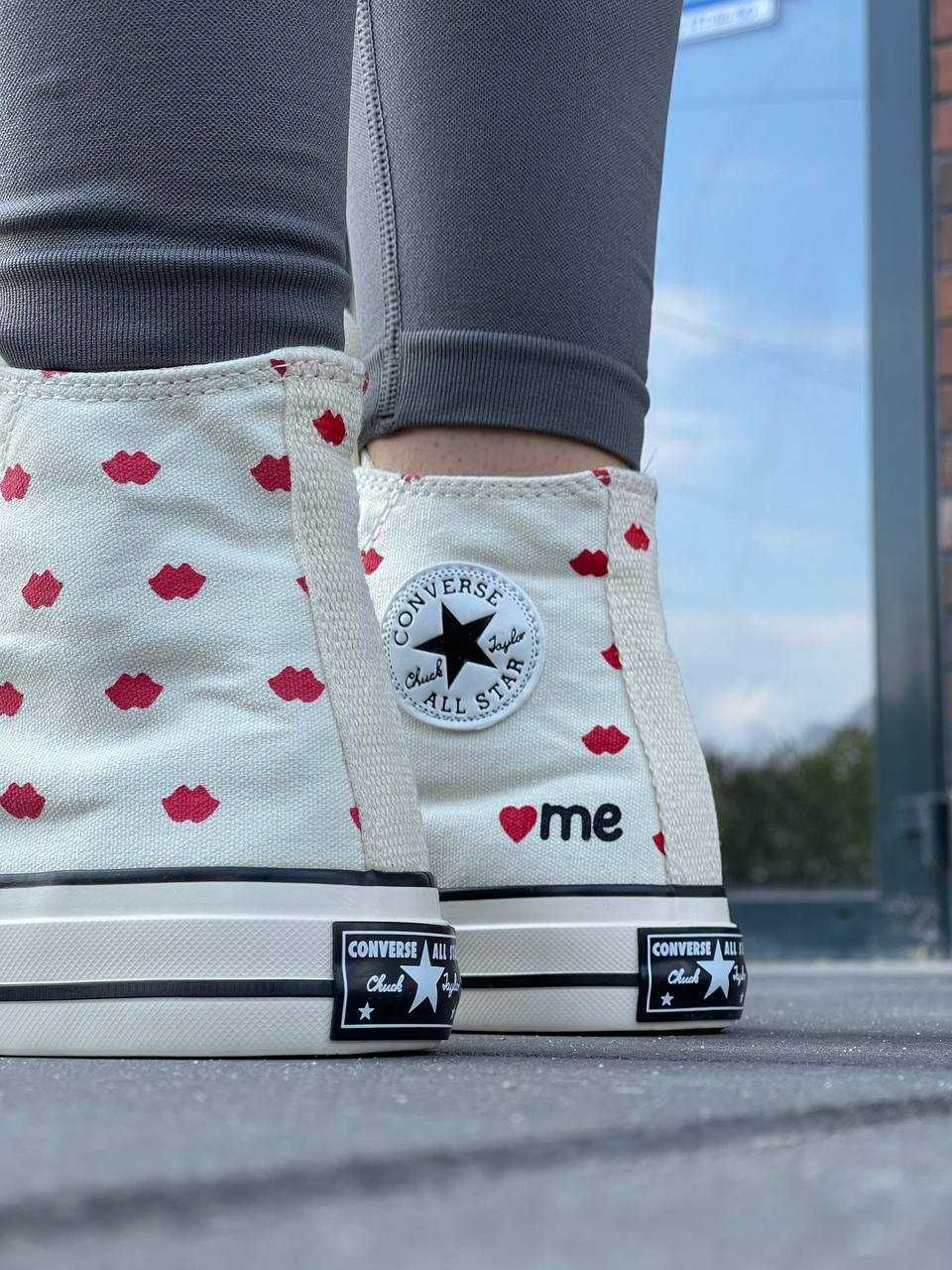 Женские кеды Converse Chuck 70 Embroidered Lips 36-40 Новинка Осени!