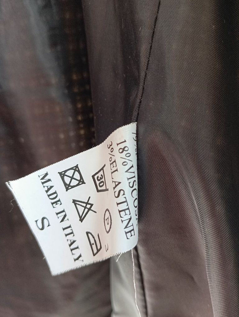 Casaco touwed cinza e preto