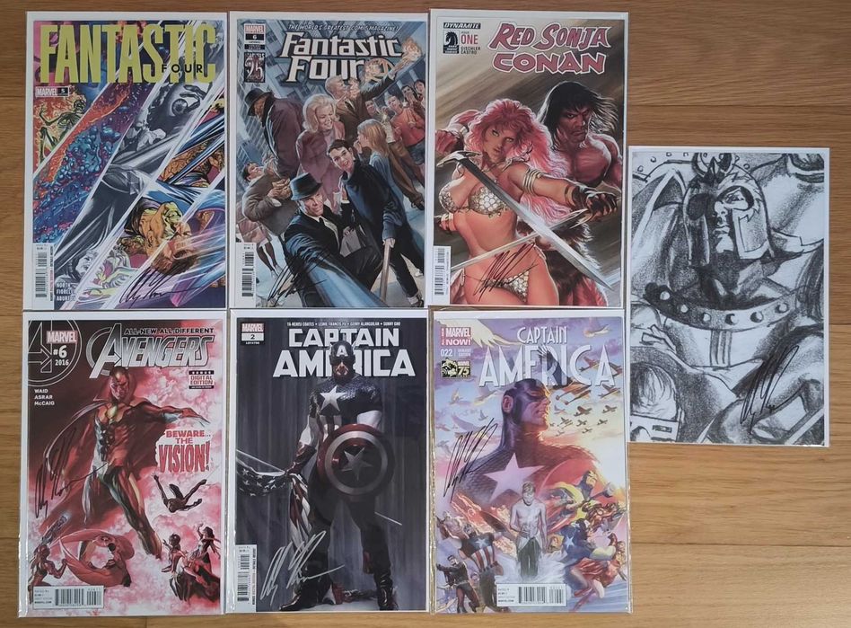 MEGA LOTE COMICS US/PT/BR - Vários Assinados e Certificados - CGC