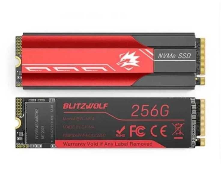 Жесткий диск накопитель ссд (BlitzWolf BW-NV4 Game SSD 256GB)