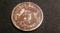 5 Pfennig Pfenning Fenig  1902 Niemcy